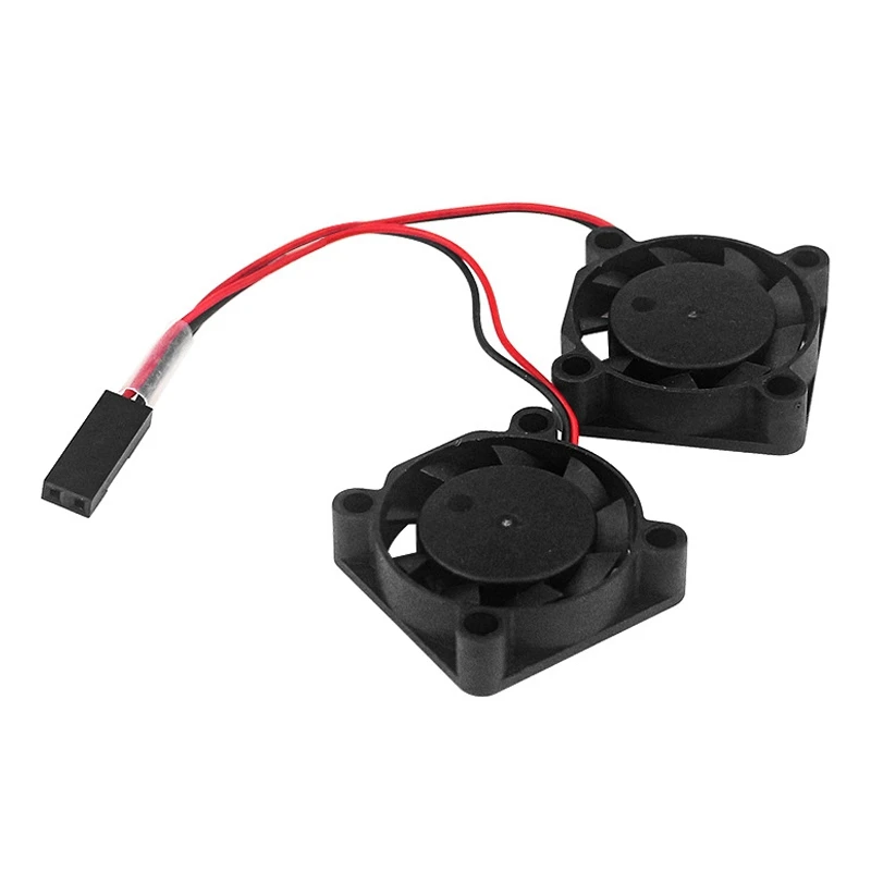 Для Raspberry Pi 4 вентилятор 4B 3B + 5 В двойной вентилятор радиатора бесшумный кулер радиатор охлаждающий вентилятор шум 16 дБА