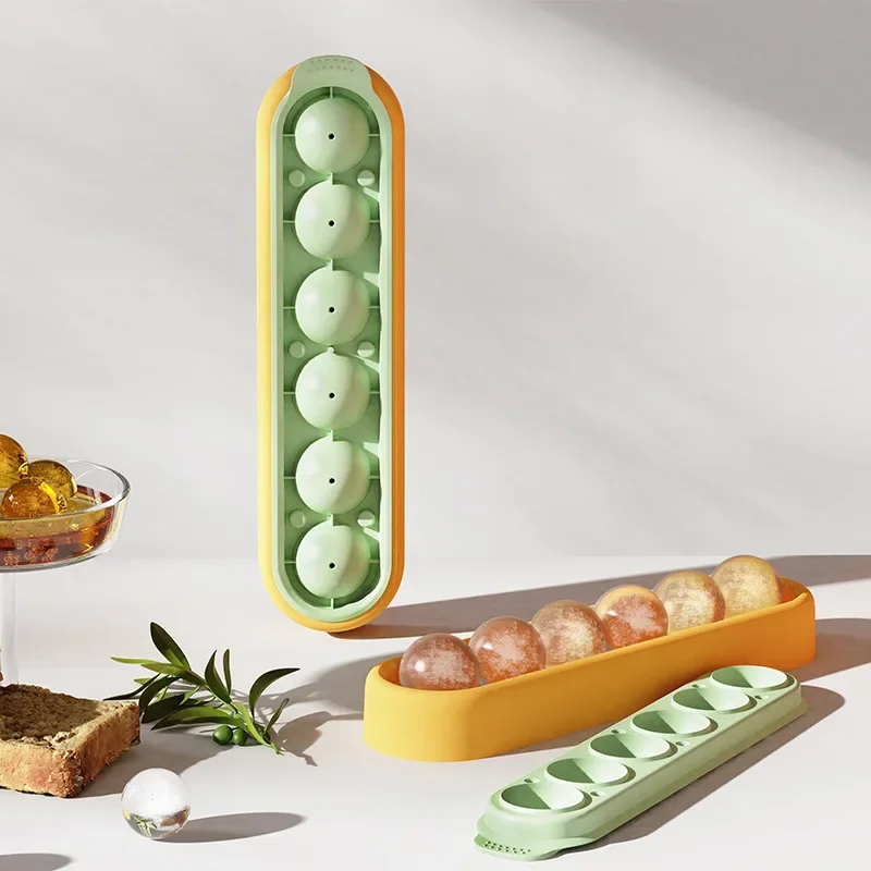 2024 neue Eiswürfelform aus lebensmittelechtem Silikon für den Haushalt mit Deckel, Candy Bar, Küchenhelfer im Sommer, Eiswürfelform
