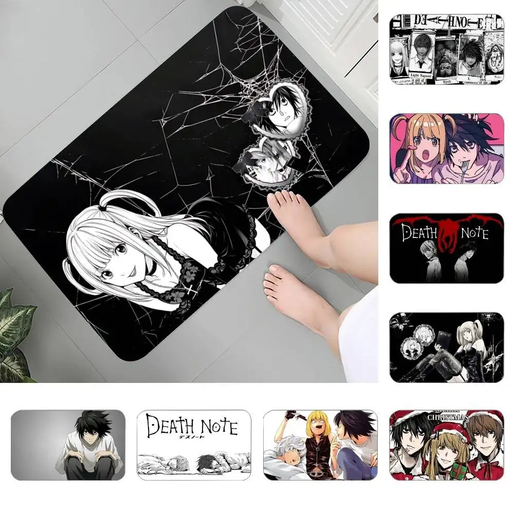 

Anime Cool H-Death Note Carpet For Living Room Sofa Decor Modern Rug Floor Mat For Men Bedroom Durable Area Rugs