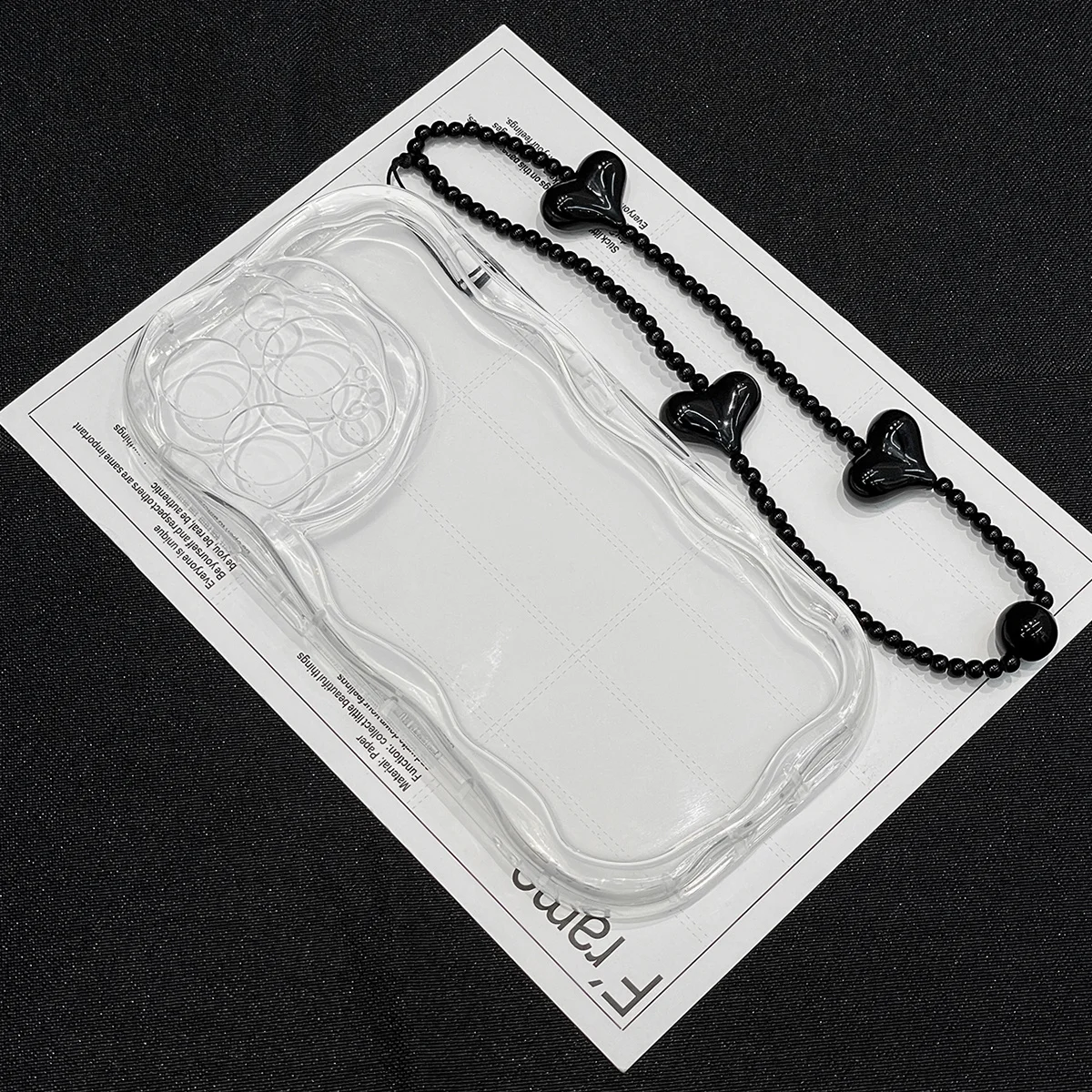 Luxuriöse Transparente Handyhülle für iPhone 17 15 13 11 12 14 16 17 Pro Max Plus 17 Hüllen mit Liebes-Lanyard und Linsenschutz aus Silikon – Detail 3