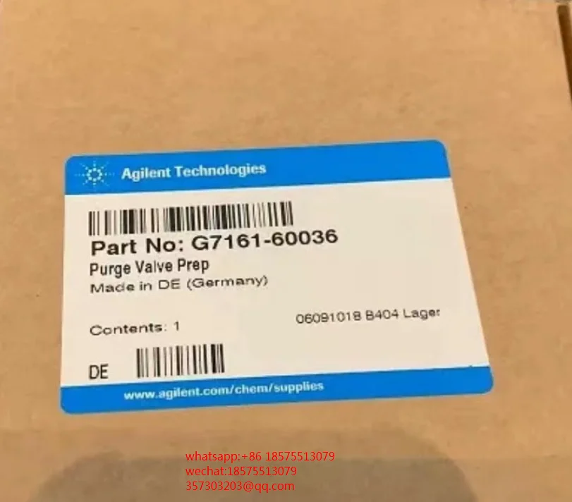 

Для оригинального препаратного вентильного клапана Agilent G7161-60036, новое уплотнение, 1 шт.