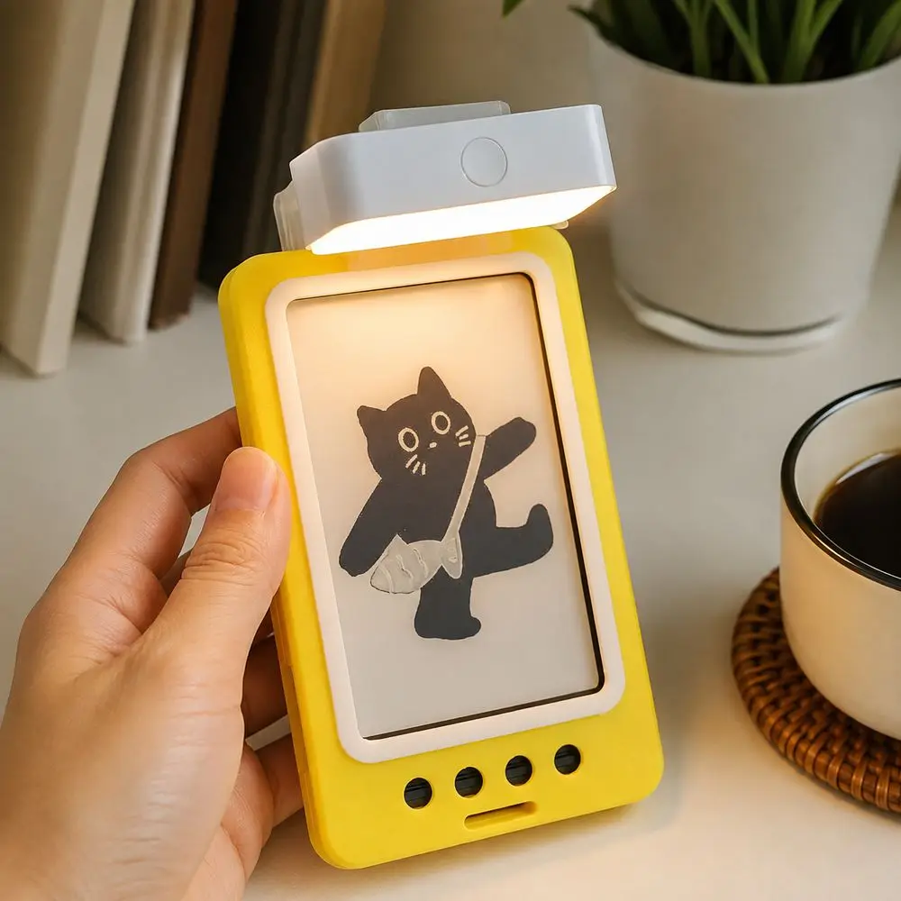 Magnetic Lamp Body Reading Light Stepless Dimming Supports 3‑color Temperature Modes E-Reader Accessories for XTEINK X3 X4