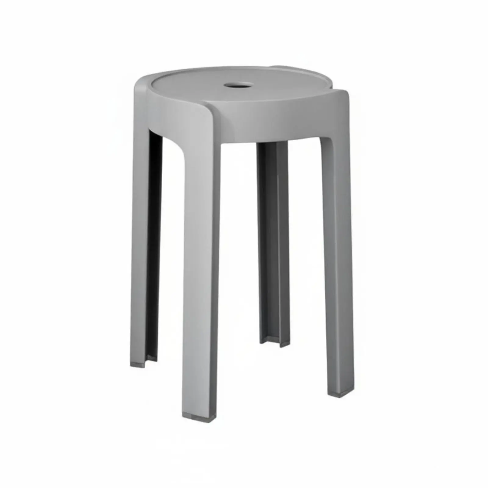 

Складной пластиковый стул: современный минималистичный дизайн, без спинки, экономит место, легко чистится – для дома, кухни, офиса