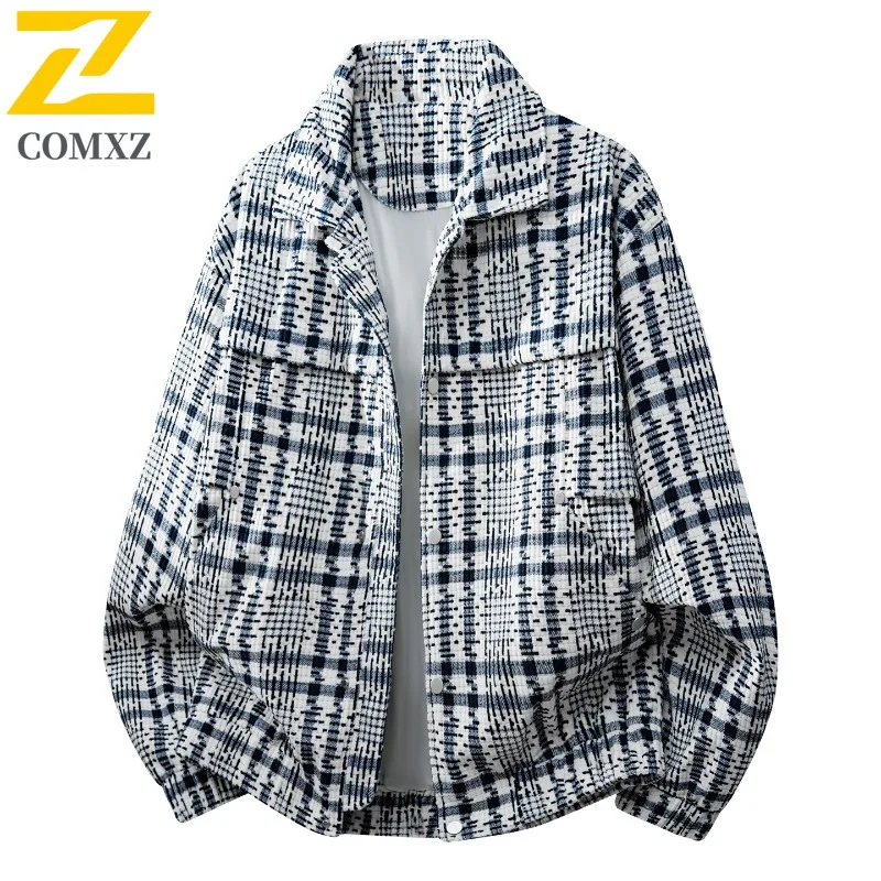 COMXZ Men Coat Stylish Trendy Travel Camping Minimalist High-Quality Daily Walking Jackets Comfortable Hiking Fishing Outerwear