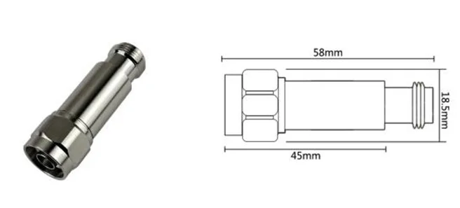 N-type DC Isolator, N-type 5W Microwave RF Isolator, DC-block, DC-6G