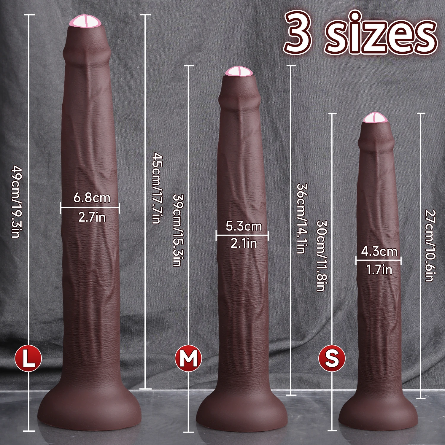 Extra Long Realistic Dildos Deep Sexual Climax P-Spot G-Spot Stimulator Vagina Anal Massager Long Penis Sex Toys for Women Men view 2