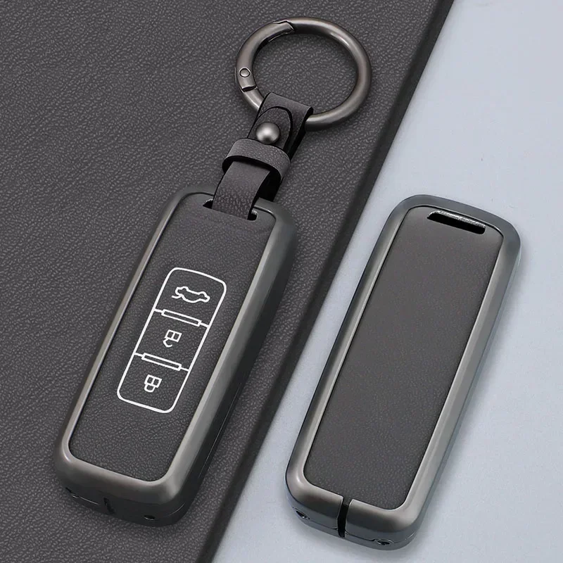 

Zinc Alloy Car Key Case Cover For Baojun 510 730 360 560 RS-5 530 630 For Wuling Hongguang S Auto Holder Shell Accessories