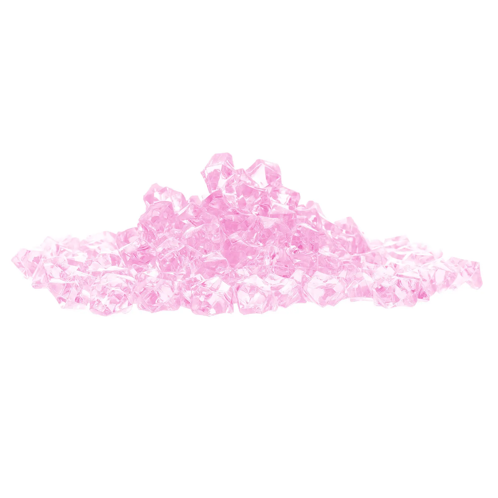 500Pcs DIY Acrylic Ice Rocks Irregular Shape Colored Crystal Crushed Ice for Table Scatter Party Decoration Restaurant Bar Photo