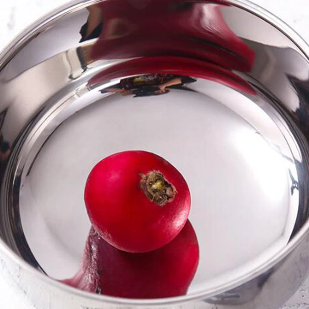 

1PC Double Layer Stainless Steel Bowl With Lid Insulated Rice Soup Serving Bowl Creative Household Utensils For Home Office Use