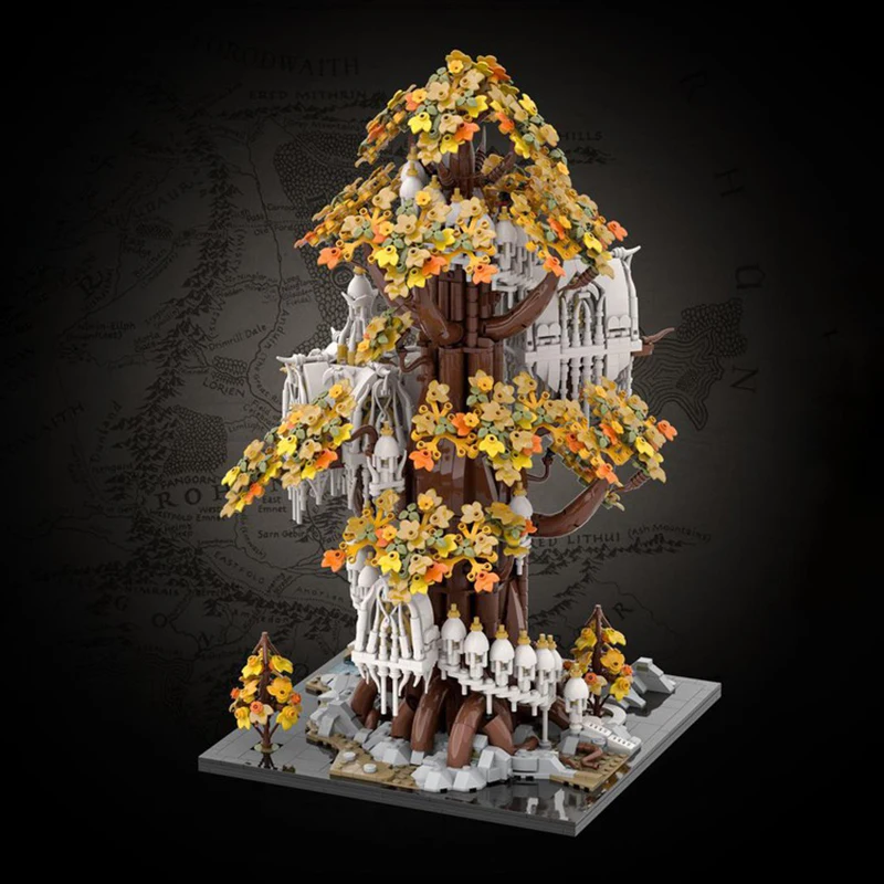 

NEW 3211PCS Lord of The Ringsed Movie MOC modular Golden Forest Model DIY creative ideas Child toy Assembly Puzzle birthday Gift
