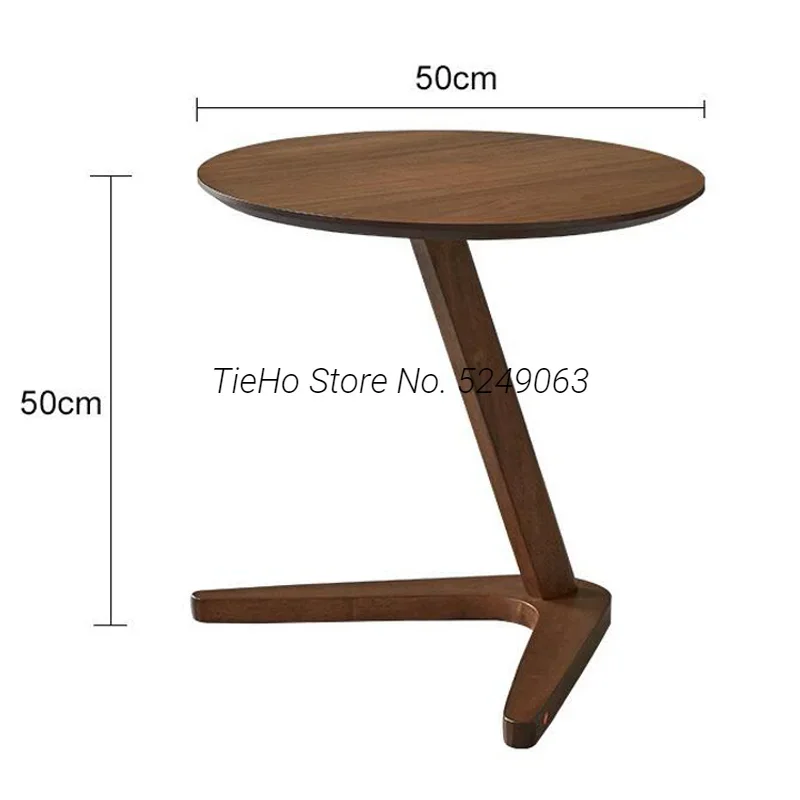 

Solid Wood Home Side Table Furniture Round Coffee Table for Living Room Small Bedside Table Sofaside Minimalist Desk