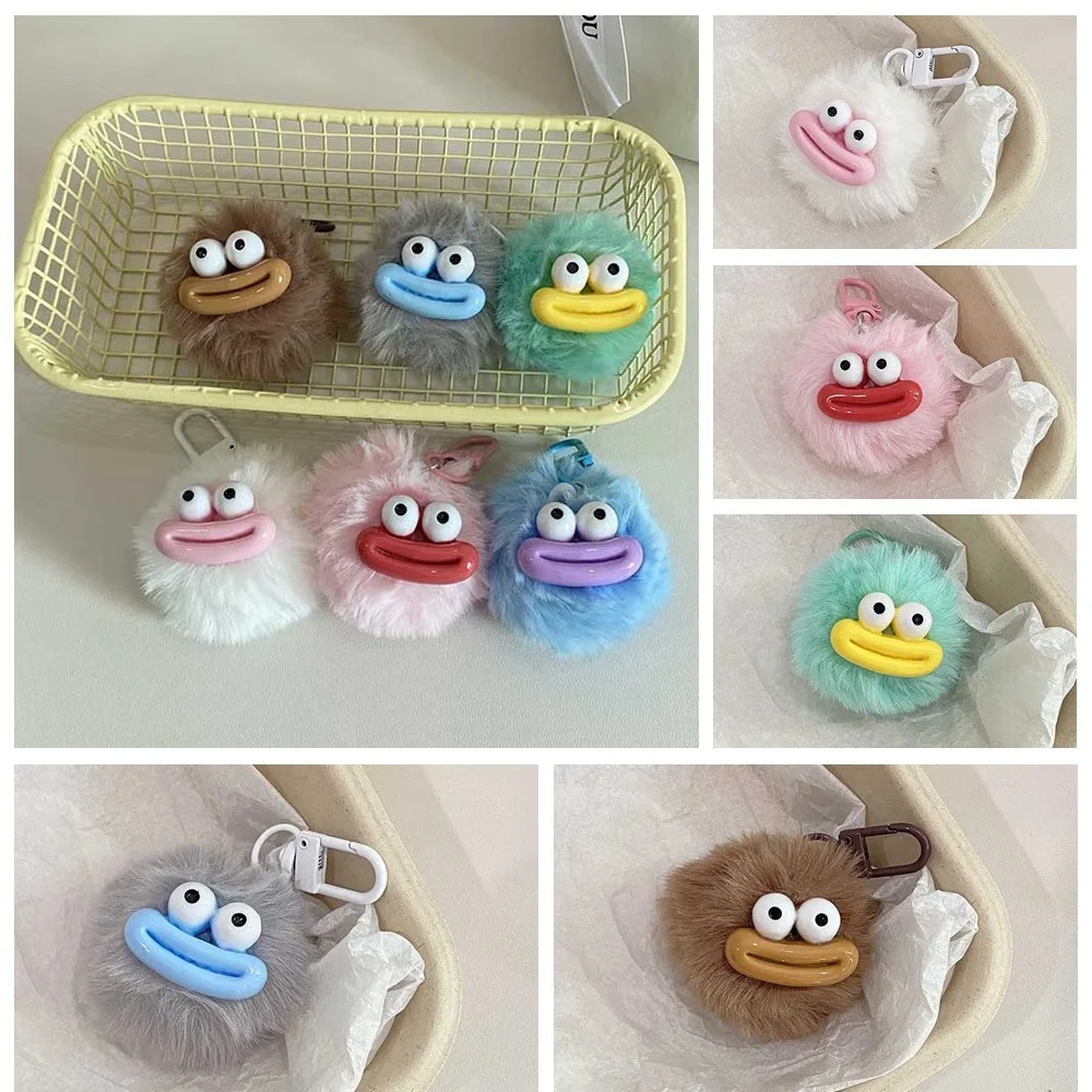 

Sausage Mouth Plush Funny Clown Keychain Ugly Cute Pendant Sausage Mouth Keyring Plush Doll Funny Big Mouth Plush Pendant