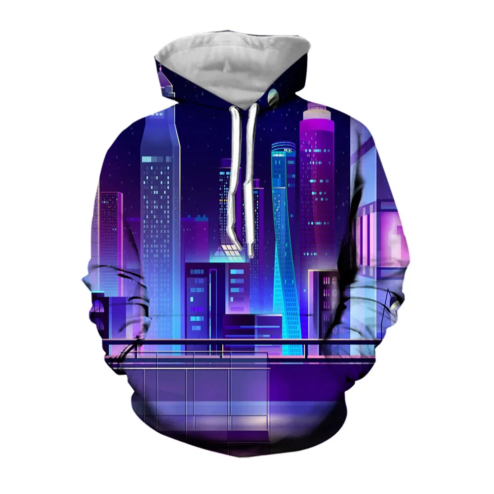 Jumeast 3D Cyberpunk Hoodies Futuristic Hooded Sweatshirt Oversized Full Sleeve Hoodie Flipper Zero Hacker Mens Baggy Clothing