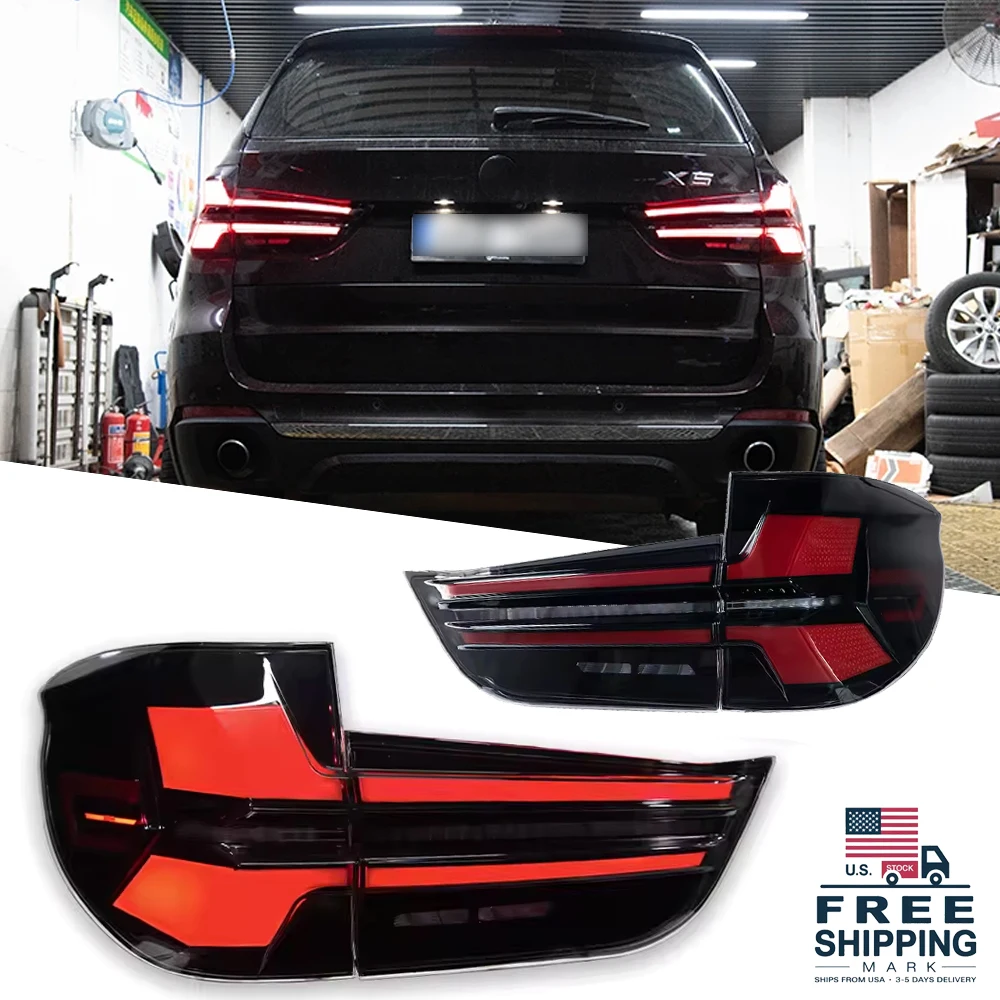 

TYPY Sequential LED Tail Lights For BMW X5 F15 2014-2018 Rear Lamp Brake Light DRL Waterproof Automotive Accessories