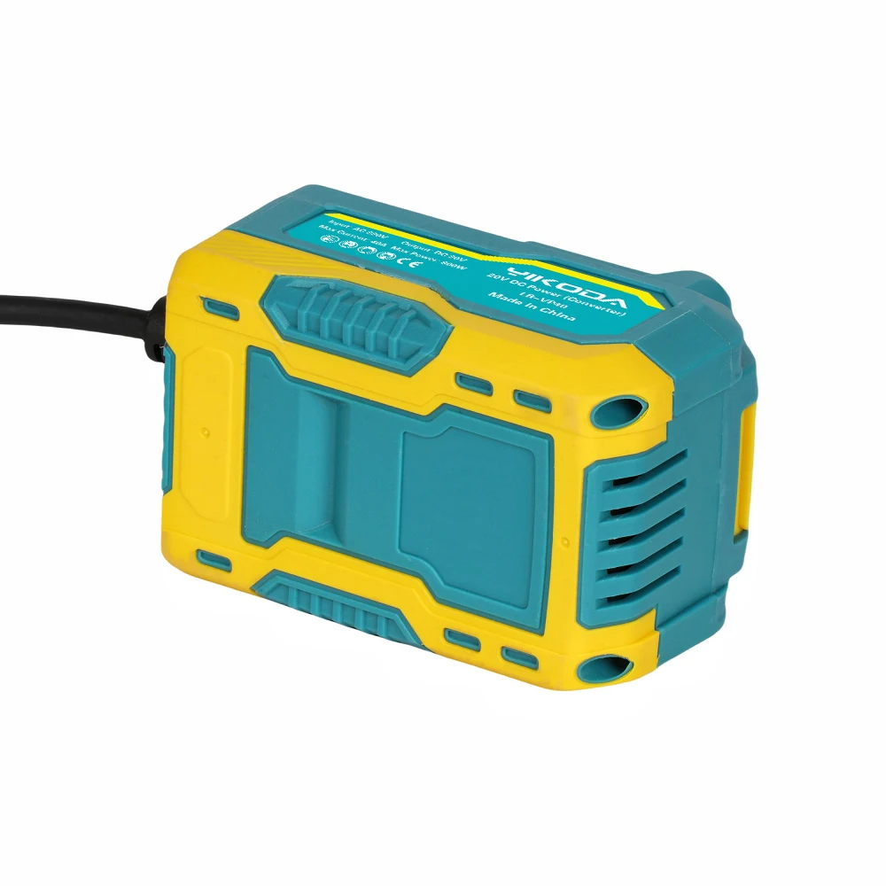 YIKODA التيار المتناوب 220 فولت إلى تيار مستمر 20 فولت/40A الطاقة التكيف 18-21 فولت واجهة أدوات كهربائية متوافقة مع ملحقات الأدوات اللاسلكية