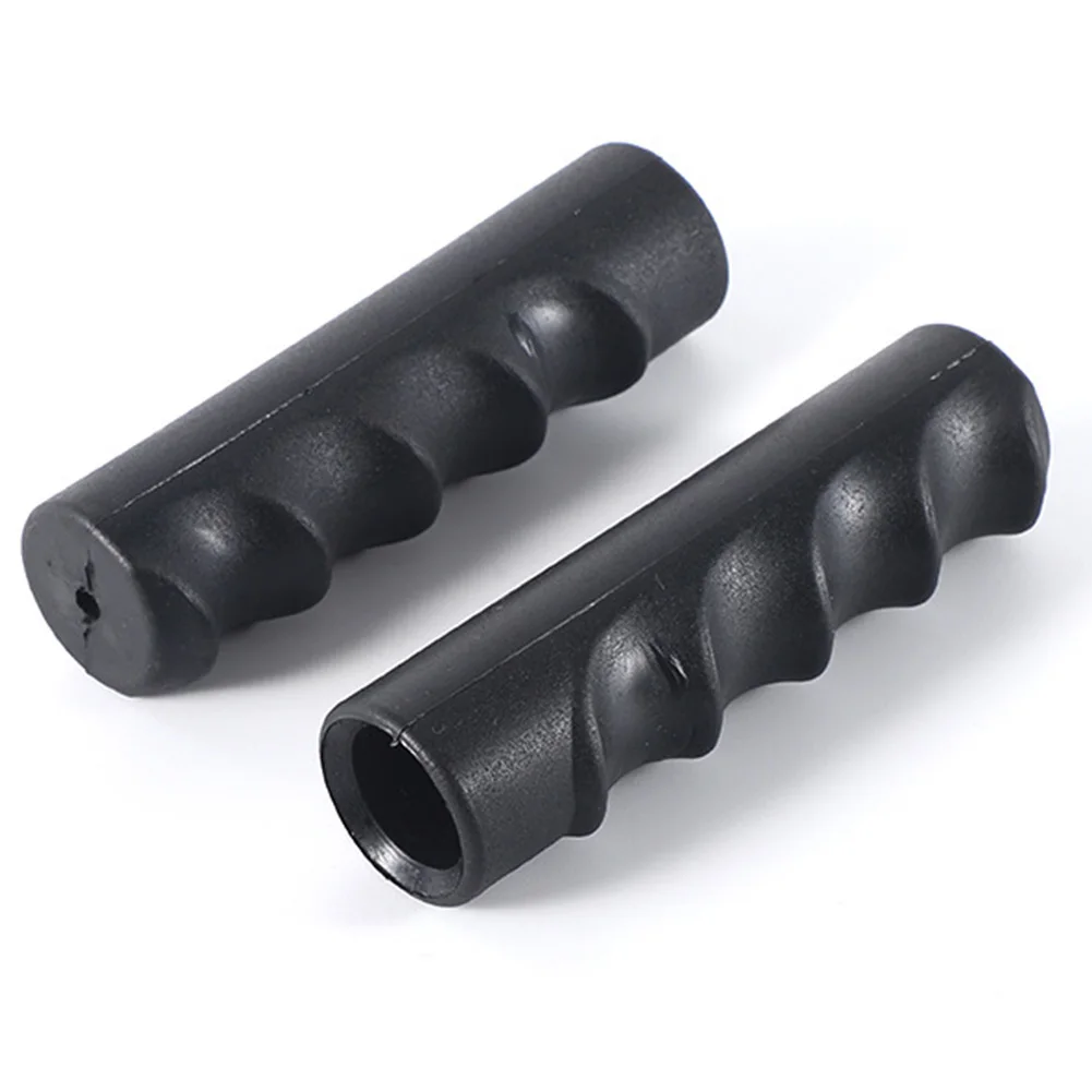 قطعتان من مقابض المطاط المقواة لعربات اليد مناسبة تمامًا لمعظم الموديلات المصممة للتعامل مع آمن وآمن #6