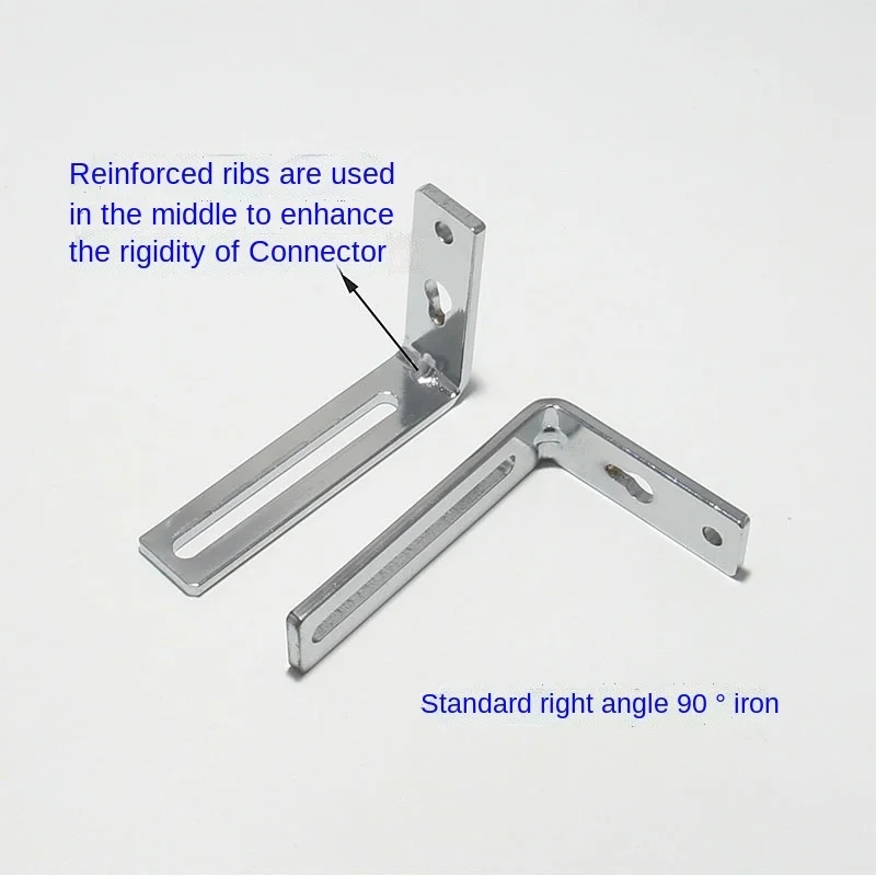 Thickened angle code furniture connector 90 degree right angle L-type fastener support hardware fittings angle iron new products