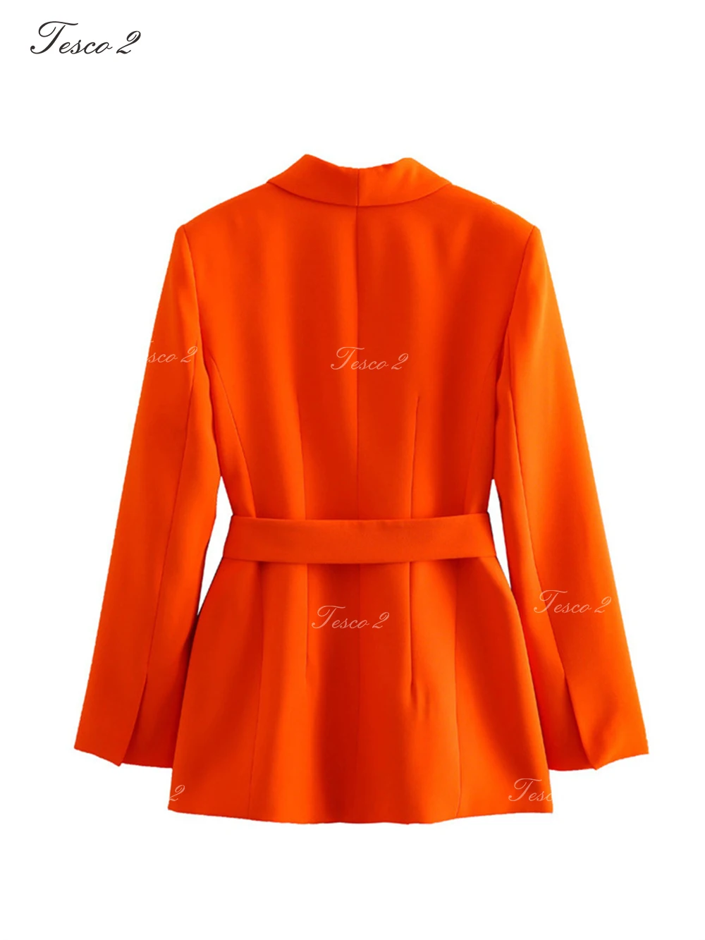 Formal Women's Suit Coat Loose Cuffs With Split Waistband Suit Jacket For Office Lady Daily Office Casual Wear For Spring Autumn
