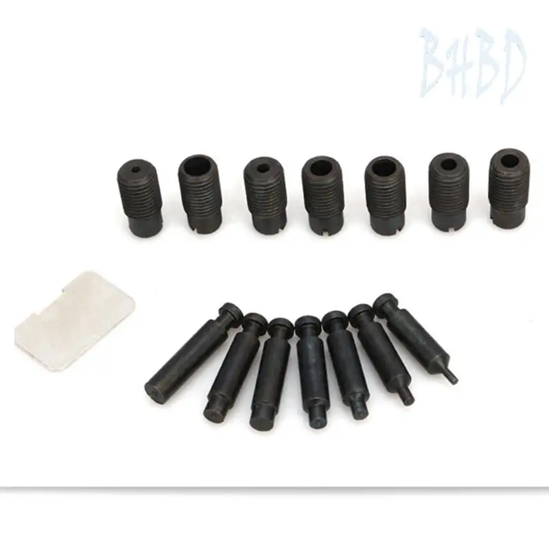 16 Pieces Of Sheet Metal, Copper, Aluminum, Iron, Leather, Plastic, Punching Pliers Tool Set