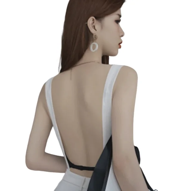 KUCLUT Invisible Push Up Bra Backless Sexy Women Bras Low Cut Plunge Brassiere Open Back Wedding Underwear Seamless Lingerie