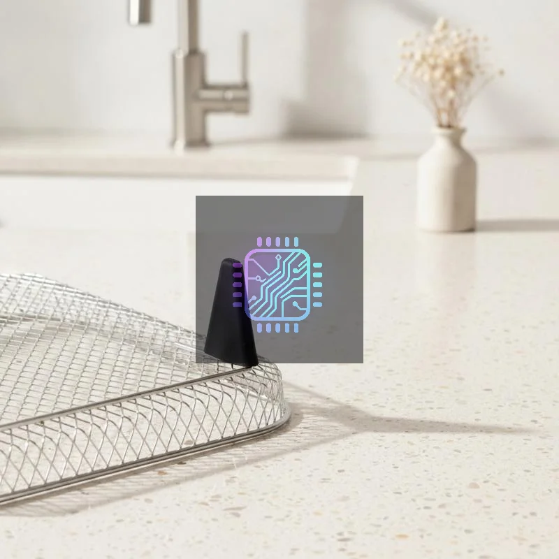 Heat Resistant Heightened Silicone Rack Pads, Non-Slip Protective Mats, Multipurpose for Air Fryer, Oven, Grill & Baking Cookin