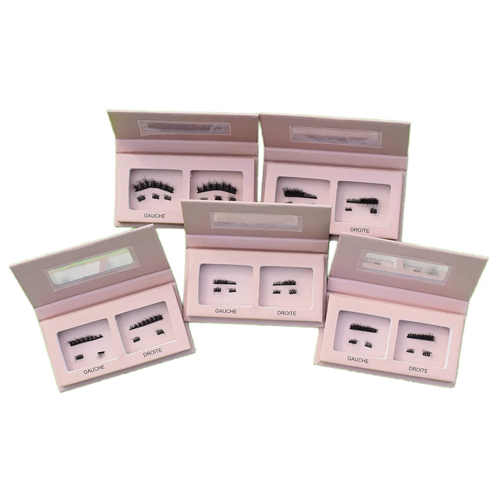 Wholesale Private Label Magnetwimpern Magnetic Eye Lashes Magnetic Lashes 25mm 26mm Eyelashes with Custom Logo