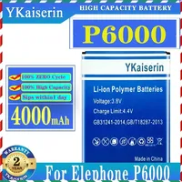 YKaiserin P 6000 4000MAH Replacement Battery For Elephone P6000 Smartphone High Capacity Battery + Track NO