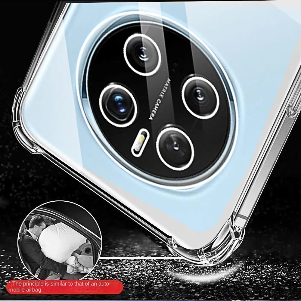 Shockproof Clear Soft Phone Case for Honor Magic7 Pro Back Case Transparent Full Cover on For Huawei Honor Magic 7 6 5 Pro