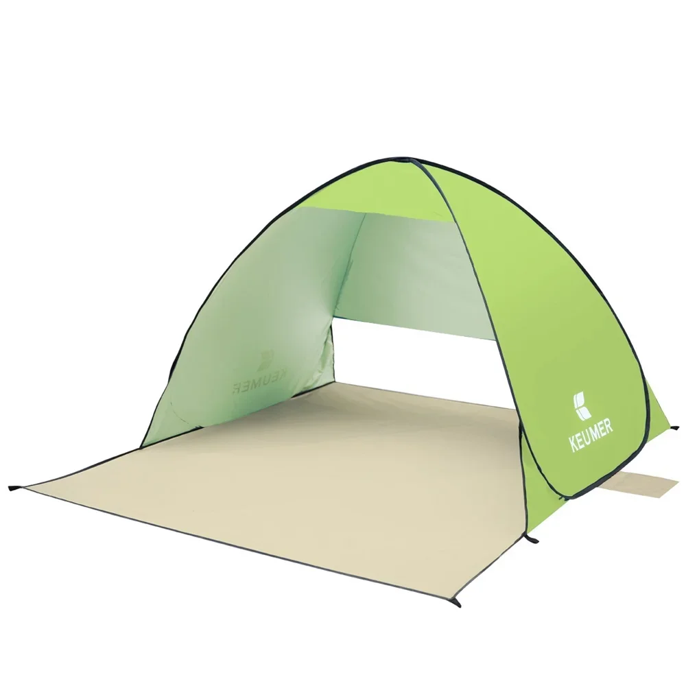 Automatic Camping Ultralight Tent Beach Tent 2 Persons Tent Instant Pop Up Open Anti UV Awning Tents Outdoor Sunshelter SES0052