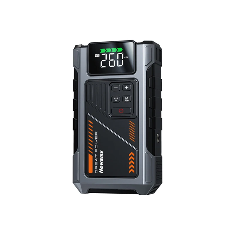 2-in-1 Car Jump Starter with Air Pump M5 Emergency Battery Booster Digital Tire Inflator with Tyre Monitoring