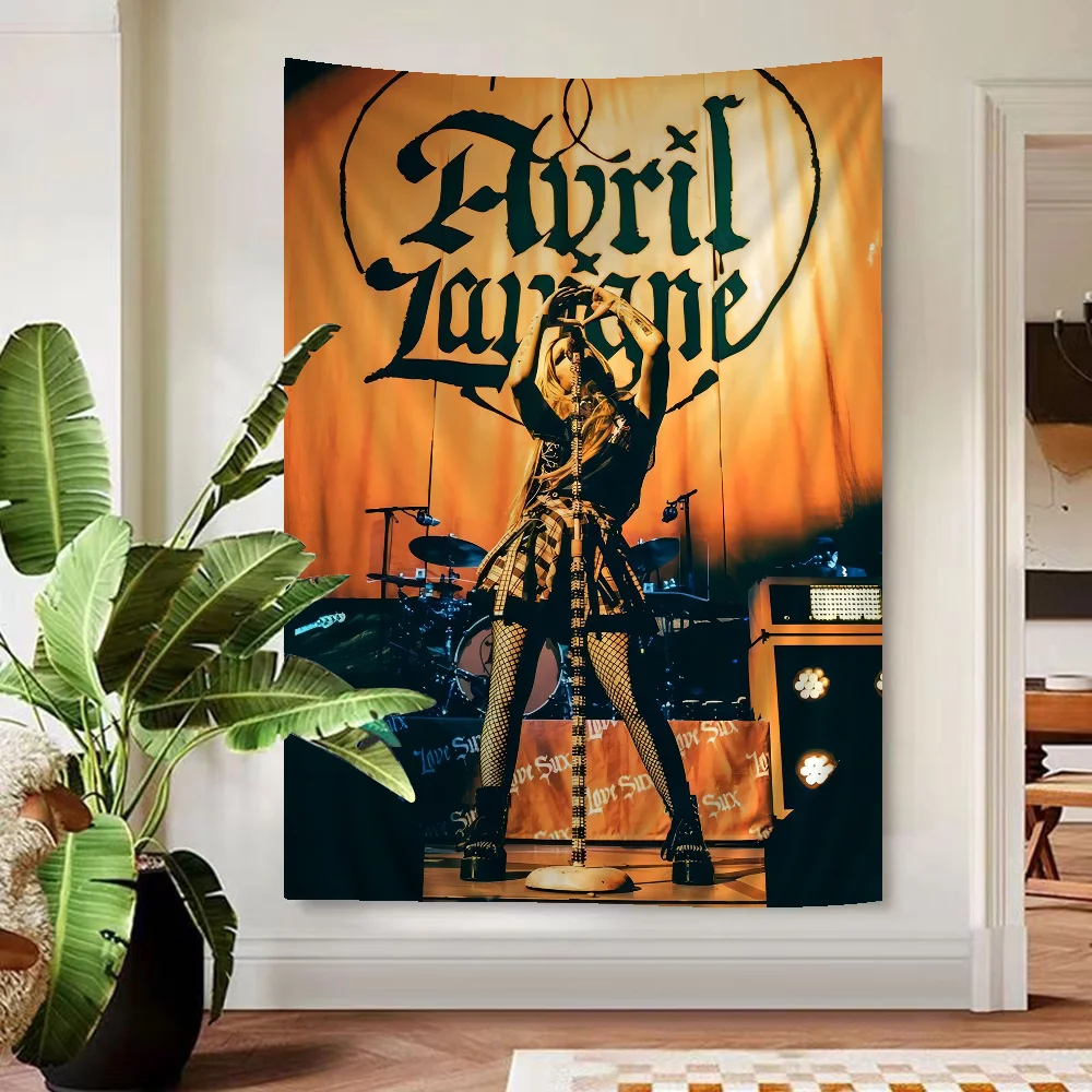 

Star Singer Avril Lavigne Hanging Bohemian Tapestry Indian Buddha Wall Decoration Witchcraft Bohemian Hippie Cheap Hippie Wall