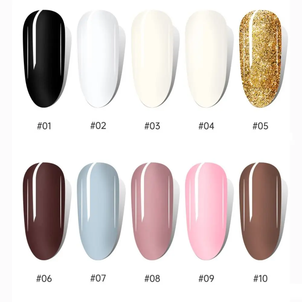 광택 8ml 매니큐어 노 베이크 빠른 건조 찢어지는 네일 아트 매니큐어 거짓 손톱 네일 아트 오일리 무드 매니큐어 여성