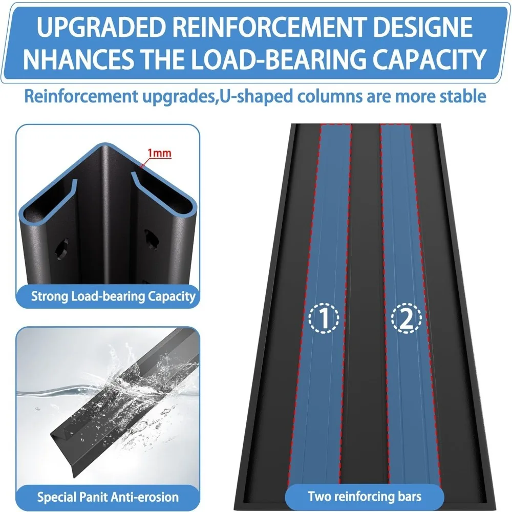 5-laags garagerek voor zwaar gebruik, metalen opbergrek met een capaciteit van 3000 LBS, verstelbare planken voor garage, magazijn, kelder
