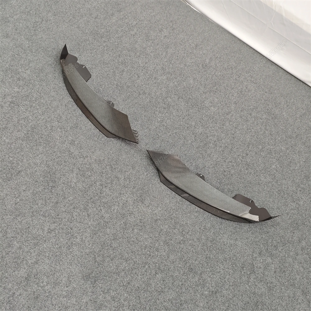 4 قطعة شفة مصد السيارة الأمامية الناشر الفاصل طقم الجسم غطاء لسيارات BMW F32 F33 F36 420i 430i 420d M440i 2014-2020 ABS لمعان أسود ضبط #6