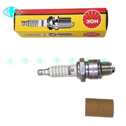 94701-00160 Plug Spark 7637 (Ngk B8HS-10) for Yamaha Outboard 2T 25-200HP For Suzuki Tohatsu / Mercury  09482-00278 9701-1-1009