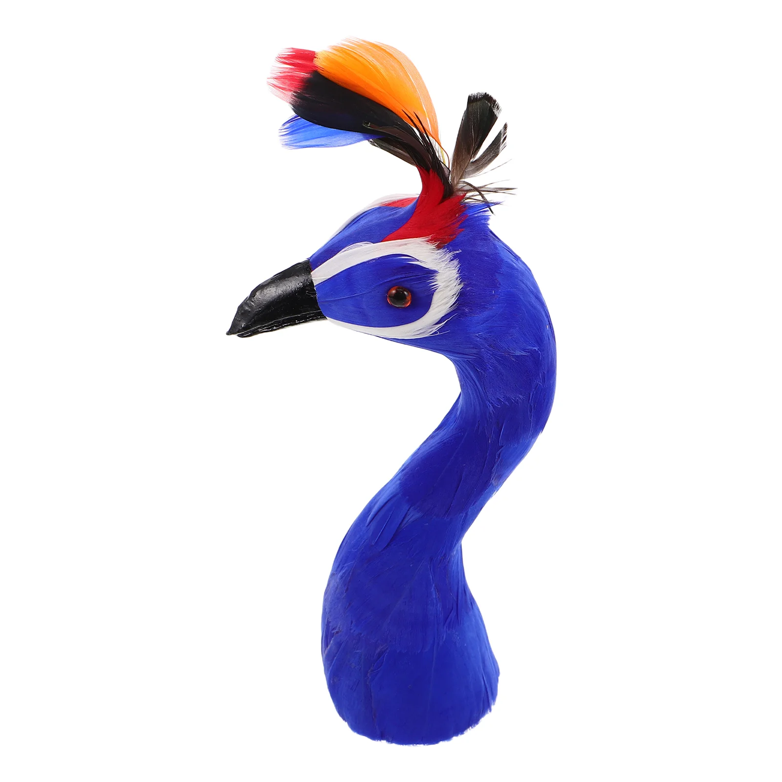 

Peacock Mannequin Head Office Accessories Sculpture Figure Animal Statue Ornaments