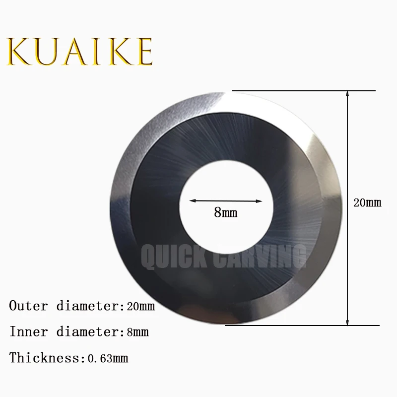 10 قطعة قاطع التوجيه شفرة القطع كربيد التنغستن الصلب السيراميك سكين دوار أدوات التصنيع باستخدام الحاسب الآلي JWEI AOL RZCUT AOKE IECHO ATOM EMMA