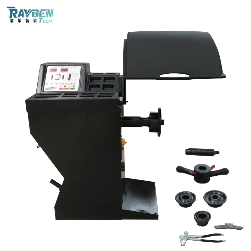 Narzędzie do konserwacji i wyważania opon z cyfrowym wyświetlaczem dla profesjonalnych warsztatów samochodowych