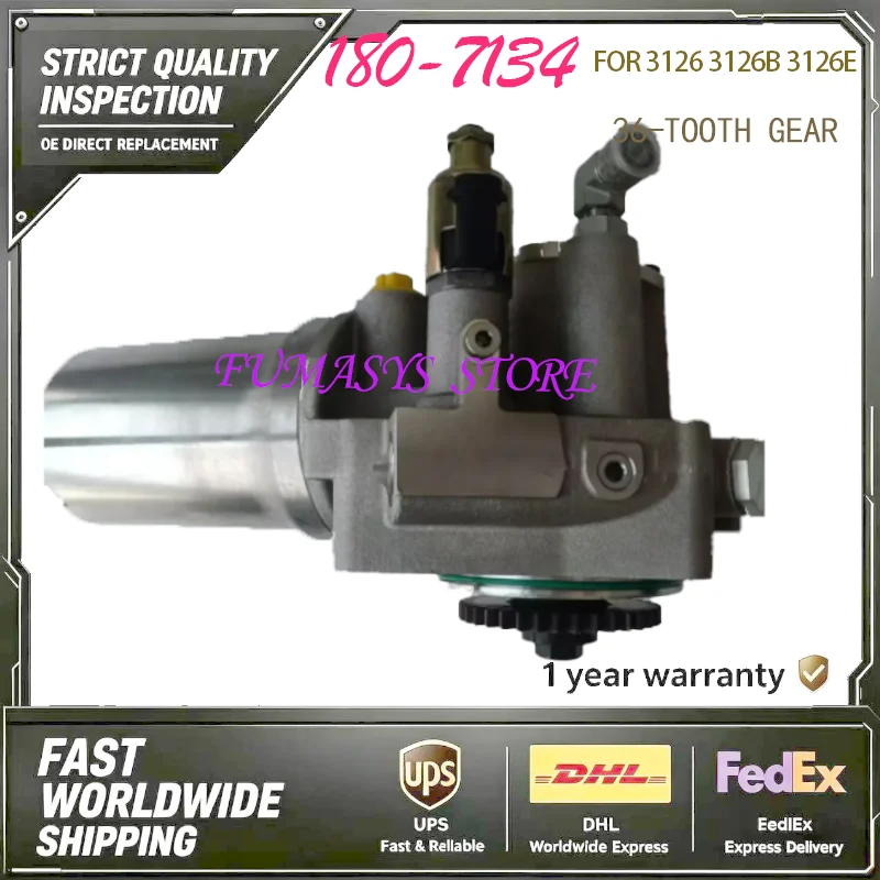 180-7134 1807134 High Quality Diesel Fuel Injection Pump For CAT Caterpillar 3126 3126B 3126E Excavator Part