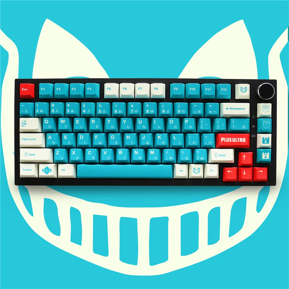 Deku Mechanical Keyboard Keycaps Cherry Original PBT Sublimation 129 Small Full Set 64/75/87
