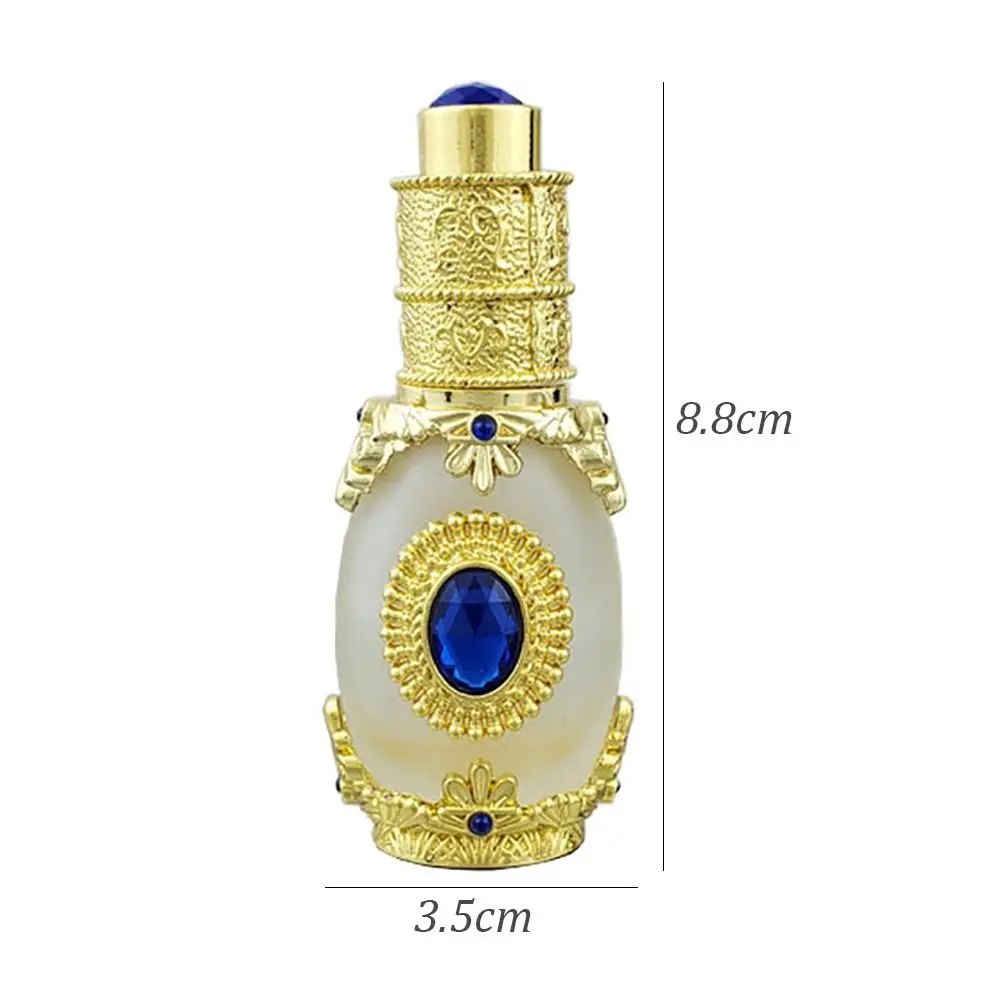 Bouteille à pression en verre de haute qualité, 12ml, pour parfum, portable, style africain