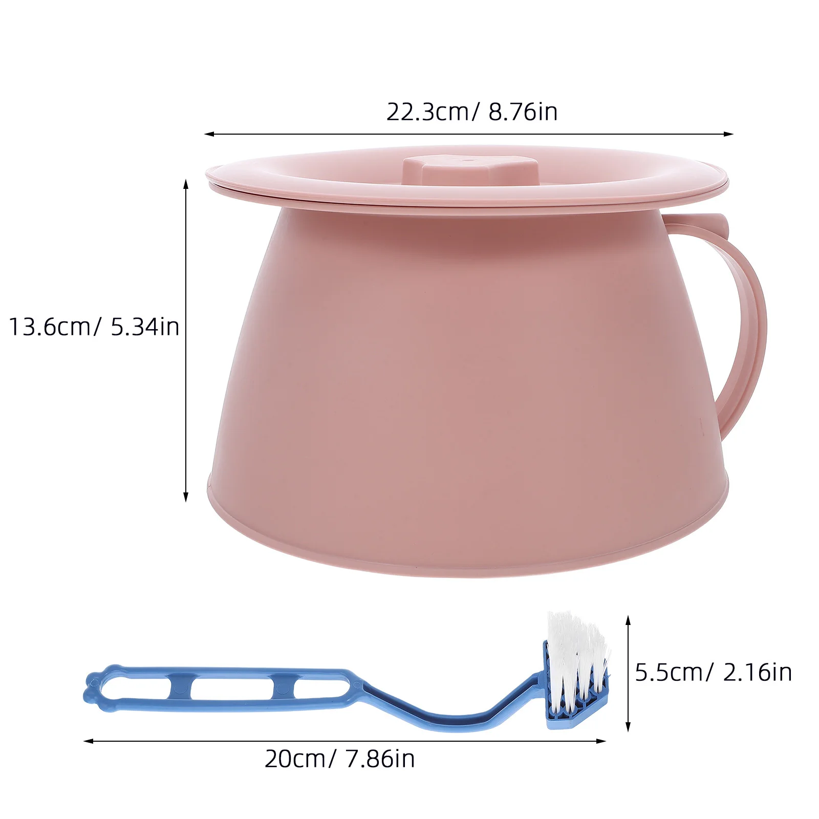 1.5L المحمولة قعادة دلو وعاء الغرفة مع غطاء لكبار السن الاطفال السرير استخدام زجاجة مبولة السفر التخييم المرحاض للأطفال الصغار