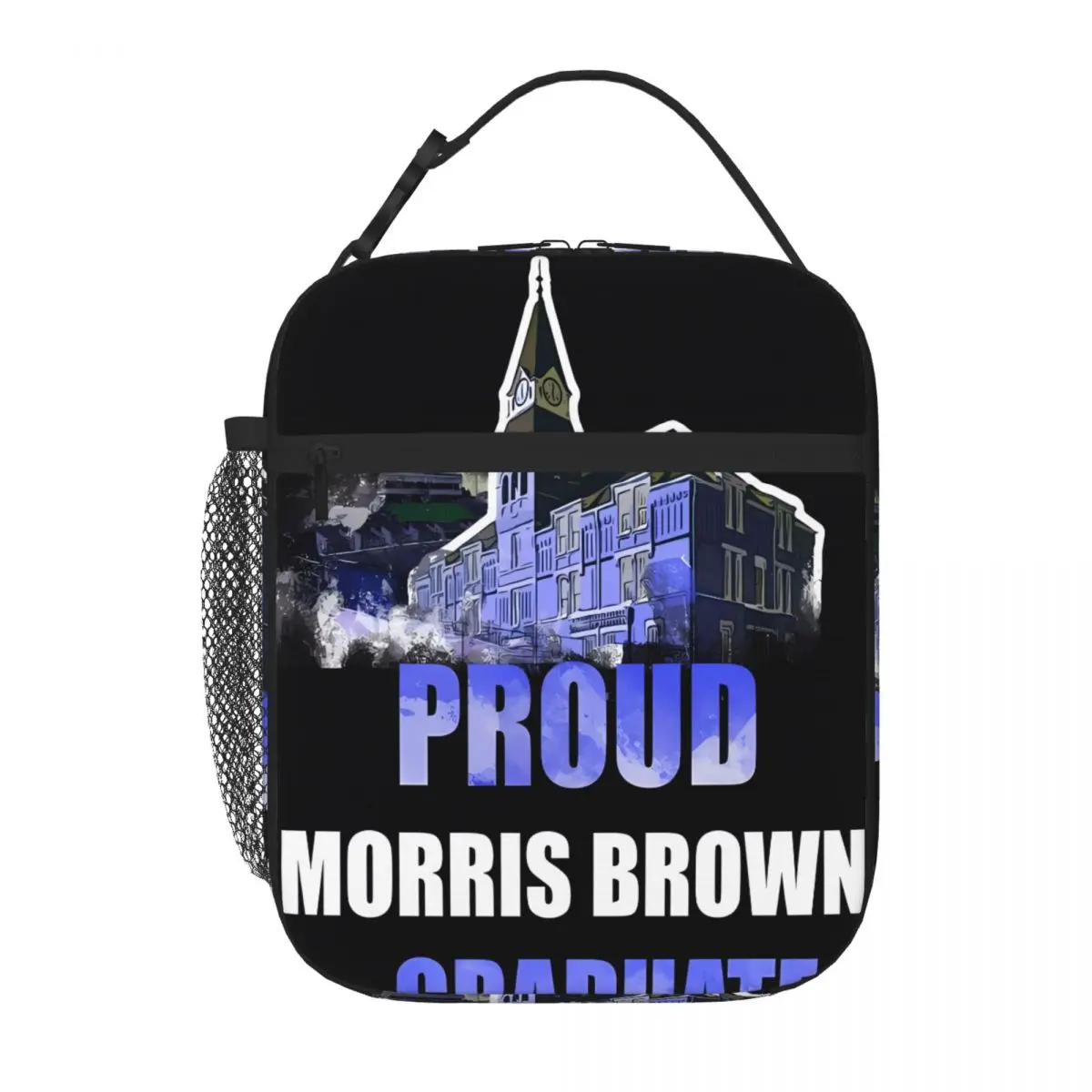 Bestselling Proud Morris Brown Graduate Military Style Adult Lunch Bag Outdoor Sports Nylon Lunch Bag