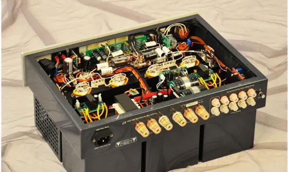 Gold Seller OQ-019 MUZISHARE X7 Integrated Vacuum Tube Amplifier KT88x4 AB1 Push-pull Amp 25~45W TR~UL Switch 110V/220V MM Phono