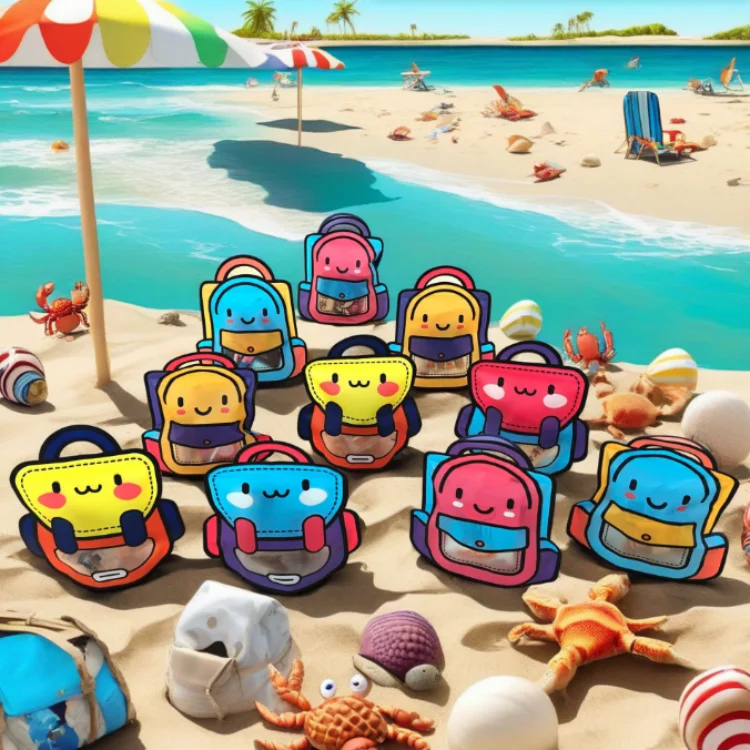 10/50 قطعة لطيف البلاستيك رياض الأطفال باليد المدرسية DIY بها بنفسك الإبداعية الدرجة كاملة وجبة خفيفة الحلوى السكر هدية التعبئة والتغليف تخزين الحقائب #3