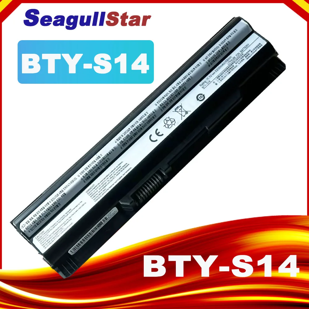 Laptop Battery  BTY-S14 11.1V 4400mAh battery for MSI GE60 GE70 2PE MS-16GF MS-16GC MS-16GD