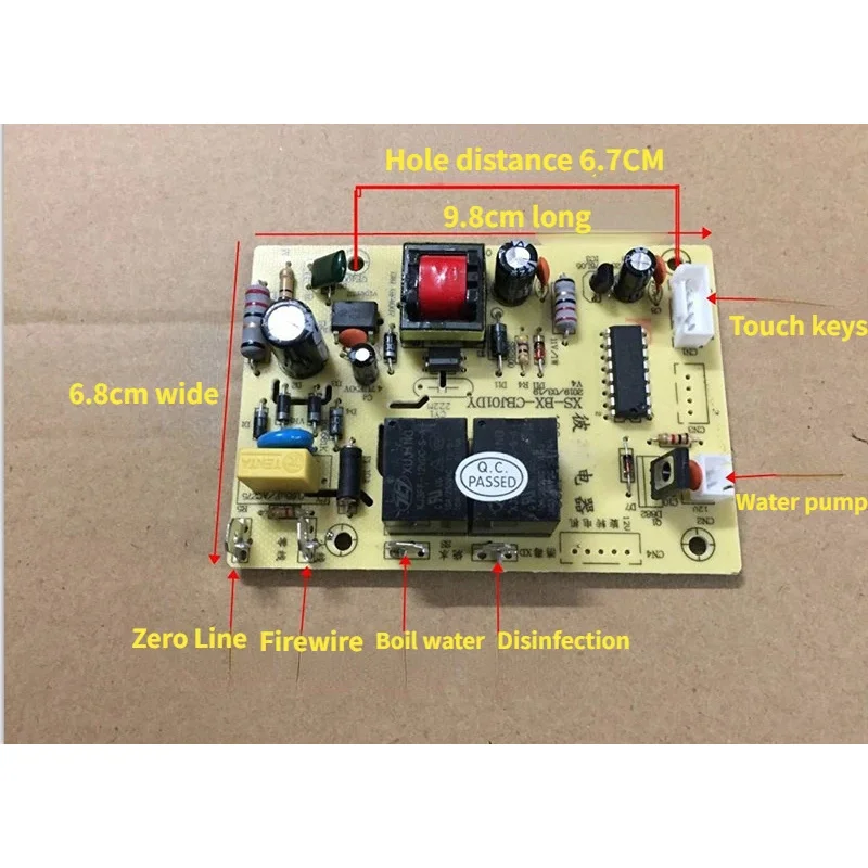 Automatic Tea Bar Machine Control  Stove Line Computer Board  Water Touch Four-key Universal Motherboard