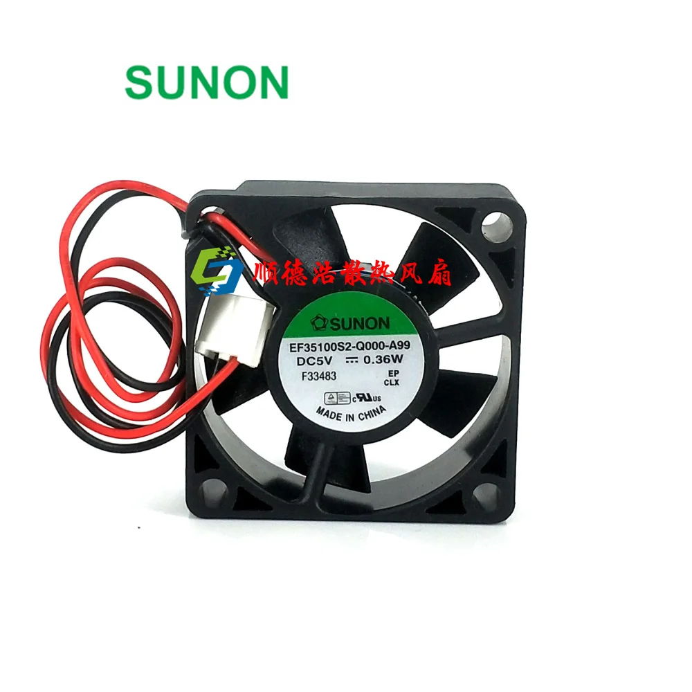 

Ltsf For SUNON EF35100S2-Q000-A99 DC 5V 0.36W 35x35x10mm 2-Wire Server Cooling Fan