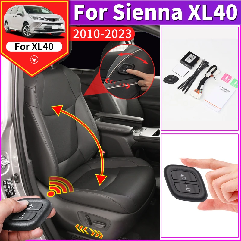 

Co-Pilot Seat Wireless Button For Toyota Sienna XL40 2018 2020 2021 2022 2023-2010 Upgraded Interior Modification Accessories