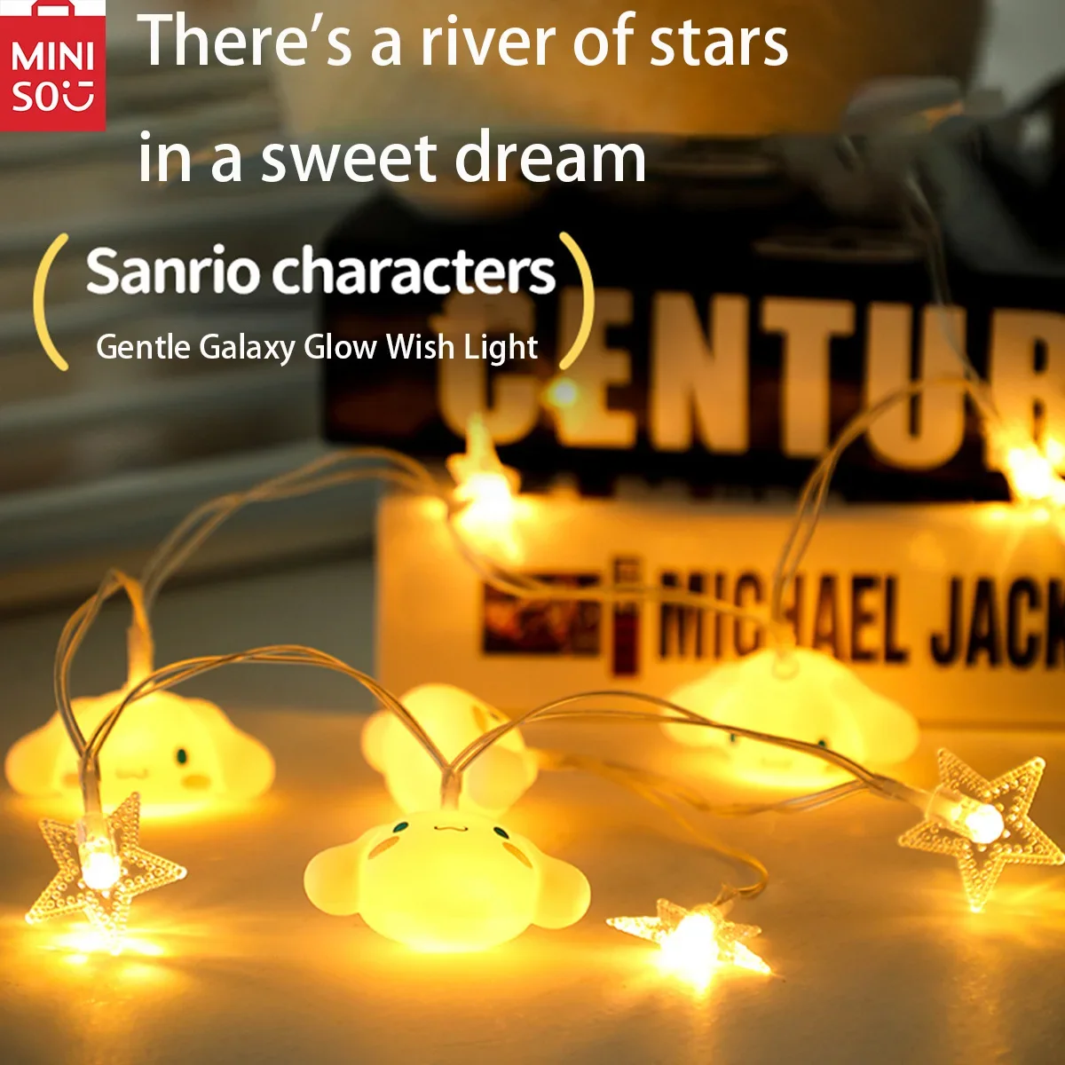 

MINISO SanrioCharacters Gentle Star Series Glowing Wishing Star Bedroom Night Lights Genuine authorised stock Cute and cosy